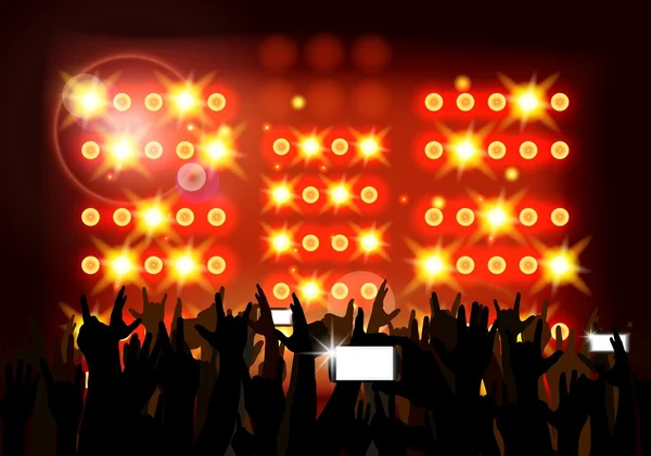 Background crowd of party people — Stock Vector
