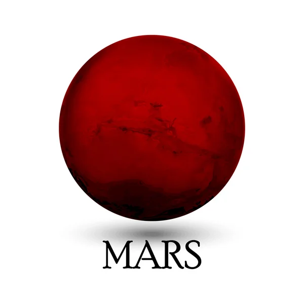 Planeten Mars des Hintergrunds — Stockvektor