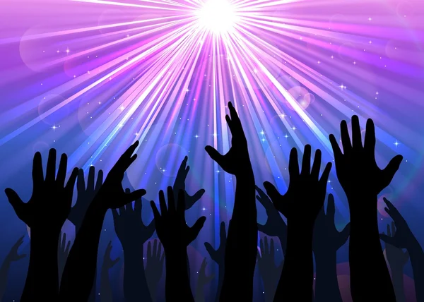 El ile insanlardan kaldırdı renkli ışık