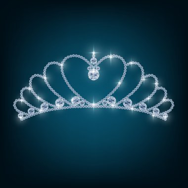 Crown with concepts from diamonds clipart