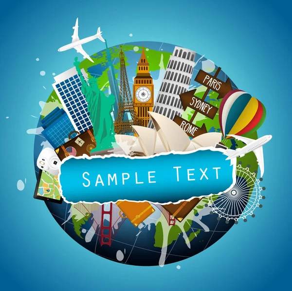 Seyahat kavramı. Dünyanın ünlü anıtlar