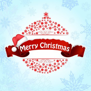Merry christmas arka plan afiş