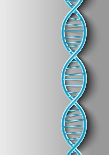 Fond scientifique avec le thème de l'ADN — Image vectorielle