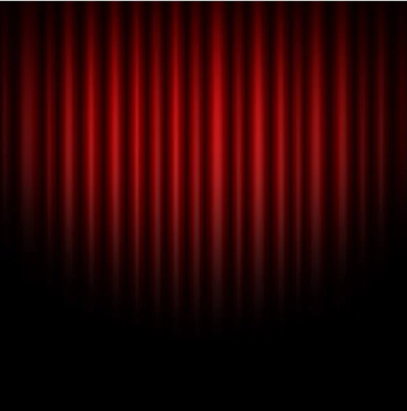 Curtain abstract of red background — Stock Vector