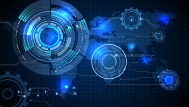 Soyut teknoloji arkaplanı