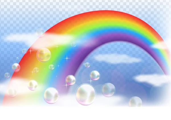 Rainbow rutnät bakgrund — Stock vektor
