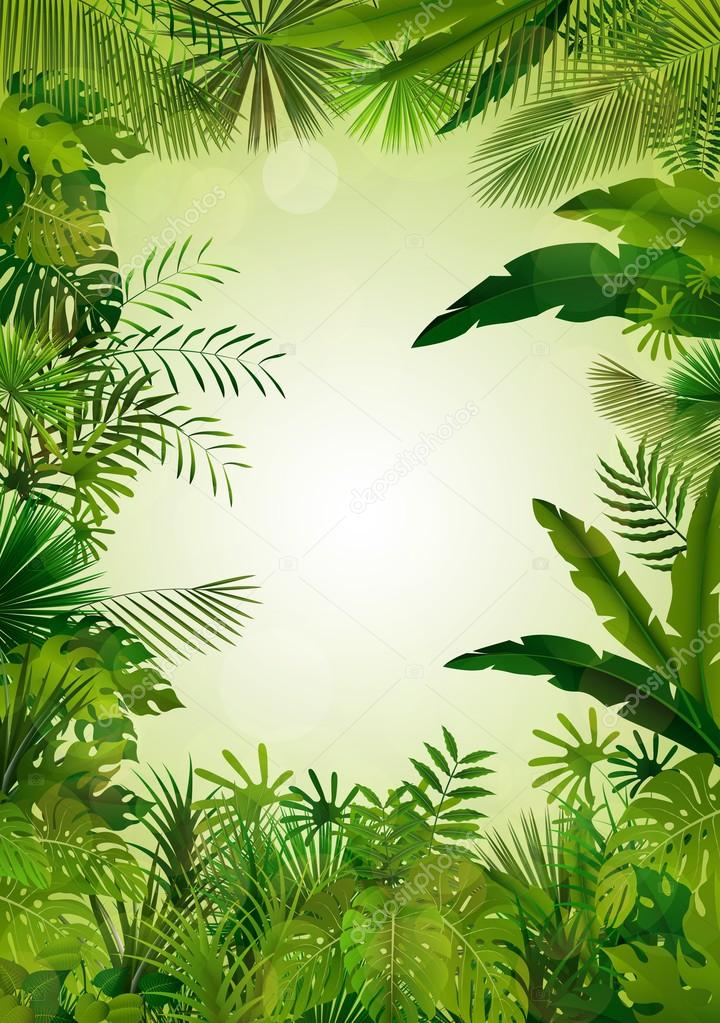 Exotic tropical background