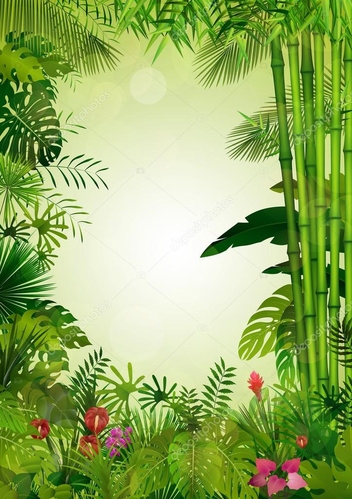 Exotic tropical background