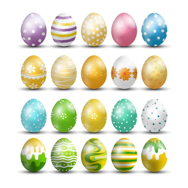 復活祭の卵は分離の背景 — ストックベクタ