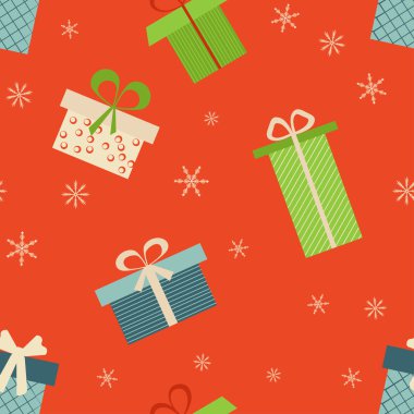 desen renkli hediye kutuları ile