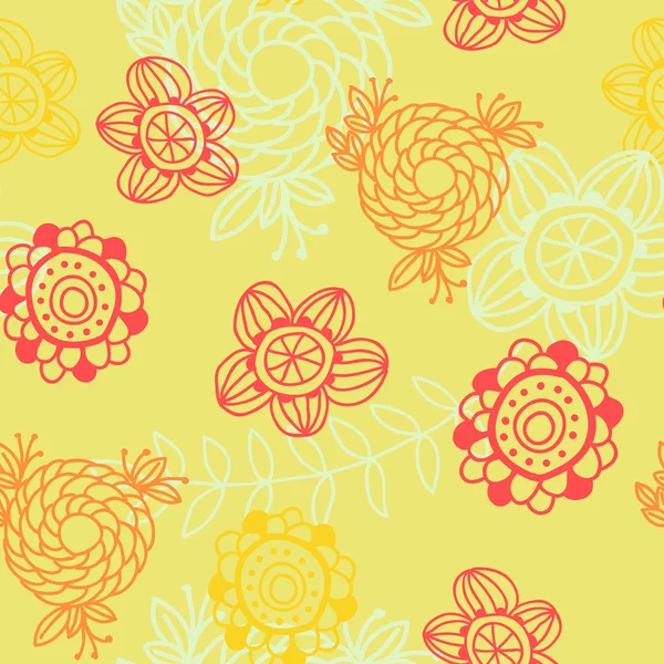 Flower pattern background — Stock Vector © mattasbestos #2314844
