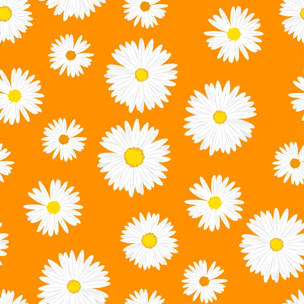Dikişsiz papatya desen