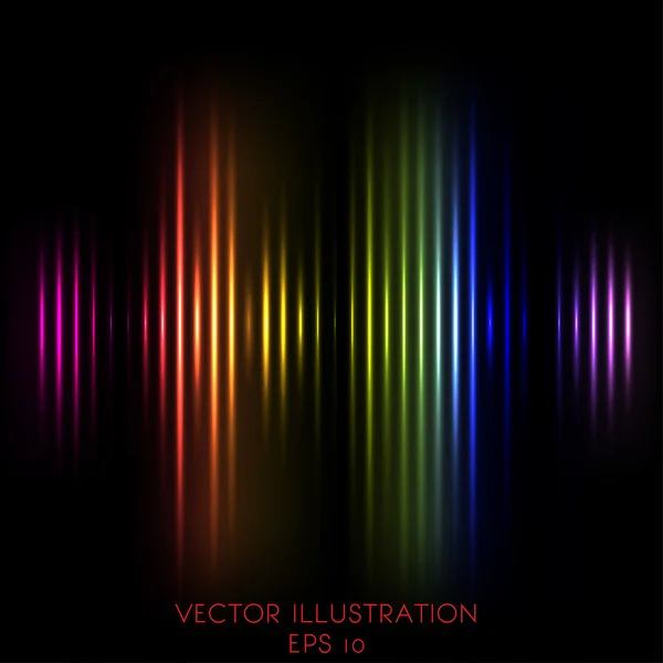 Colorful Digital Equalizer — Stockvector