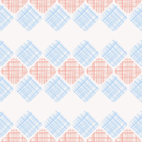 Fabric textured rhombus — Stockový vektor