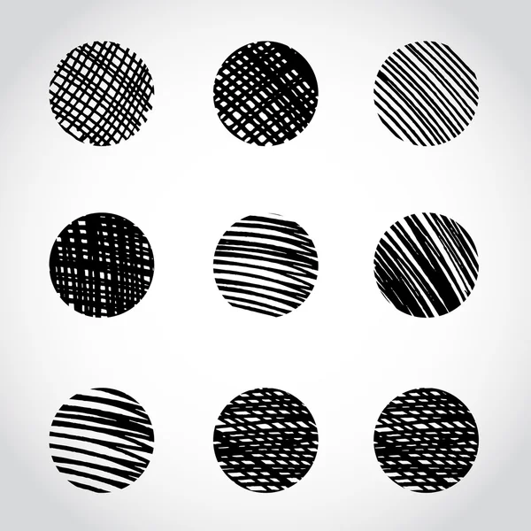 Marker hand drawn circles