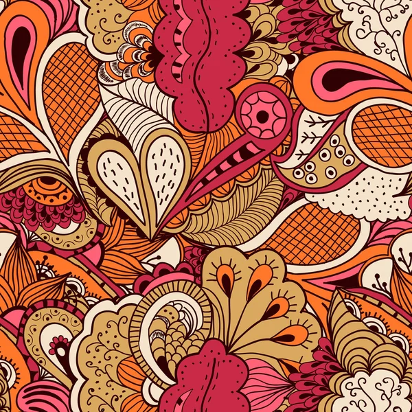 pattern with abstract floral elements