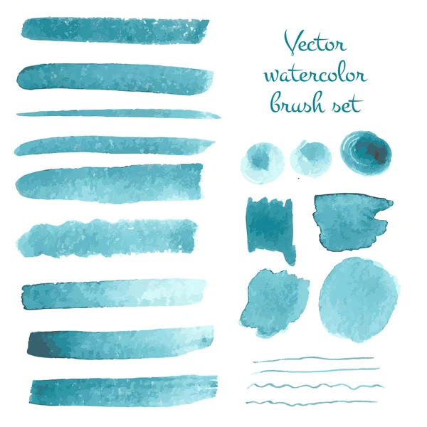 suluboya fırça darbeleri kümesi