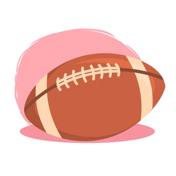 American Football Rugby Ball — Stock Vector