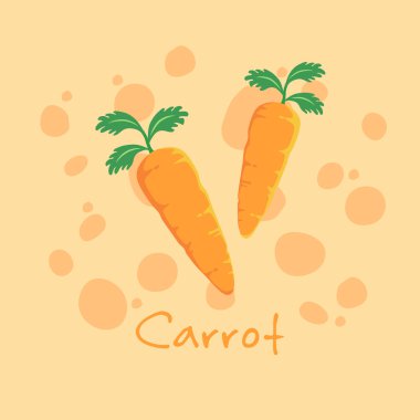Havuç sebze vektör