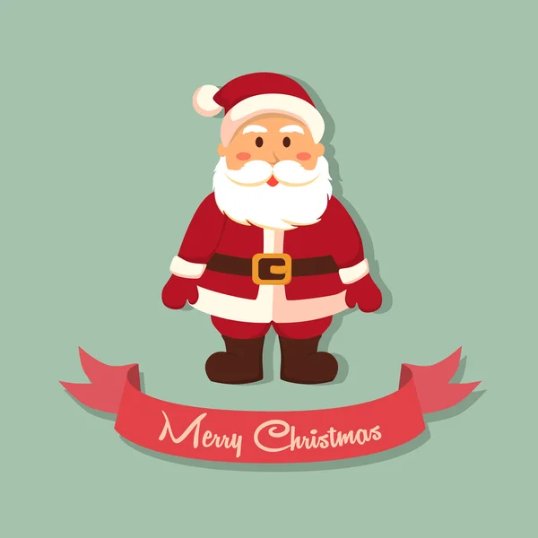 Santa Joyeux Noël — Image vectorielle