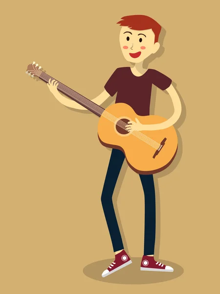 Guitar player cartoon Vector Art Stock Images | Depositphotos