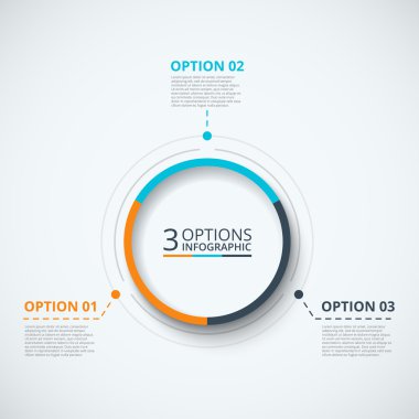 Vektör bilgi tasarım şablonu.