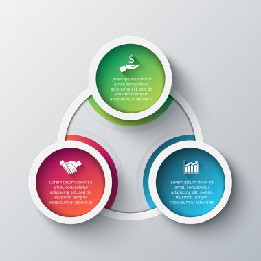 Vektör bilgi tasarım şablonu.