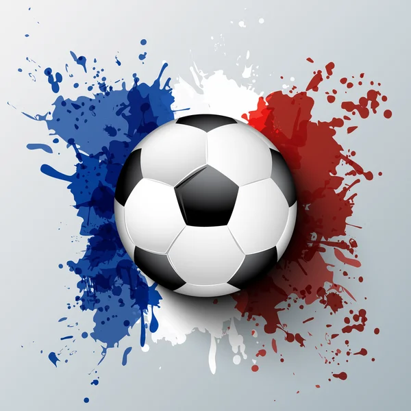 Чемпіонат з футболу Євро 2016 Франції — стоковий вектор