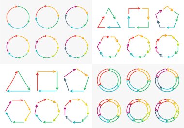 İnce çizgi düz öğe Infographic için.