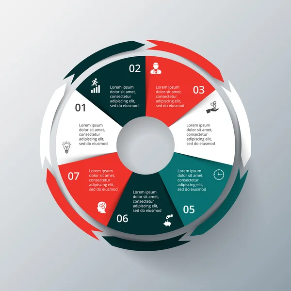 Векторный инфографический дизайн . — стоковый вектор