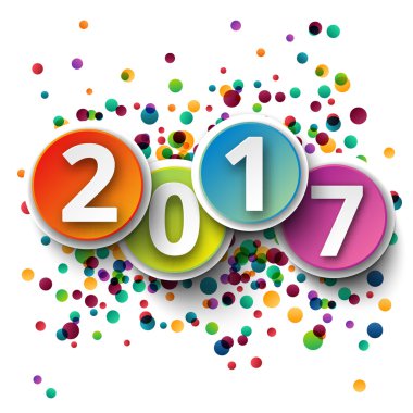 Mutlu yıllar 2016 şablon arka plan