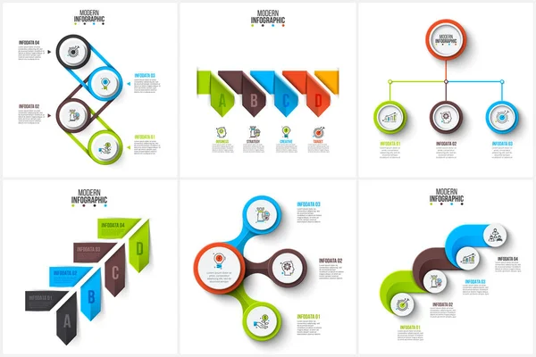 Visualização de dados de negócios. Gráfico de processo. Elementos abstratos do gráfico, diagrama com 4 passos, opções, partes ou processos. Modelo de negócio vetorial para apresentação. Conceito criativo para infográfico —  Vetores de Stock