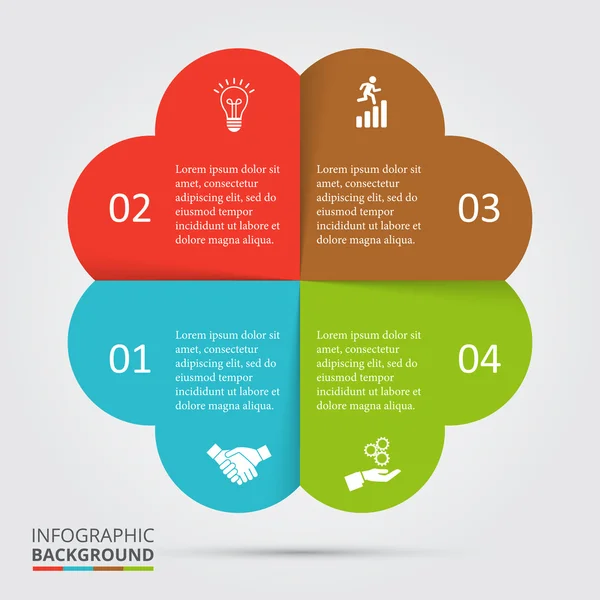 Elemento de círculo vetorial para infográfico . —  Vetores de Stock