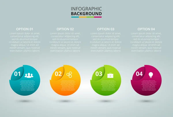 Esferas vectoriales para infografía . — Vector de stock