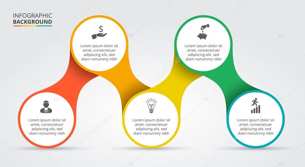 Vector element for infographic. 