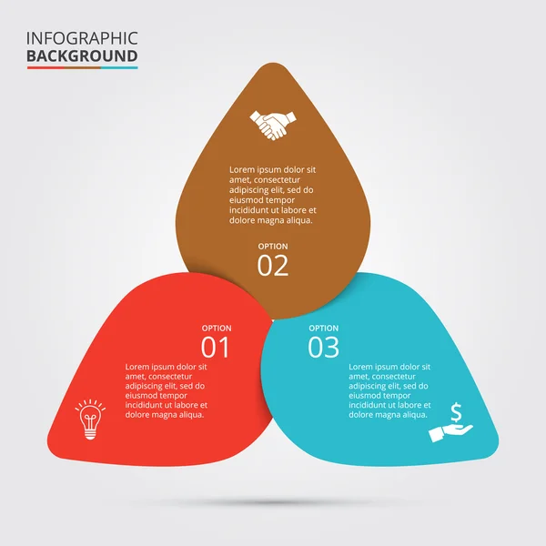 Vector circle element for infographic. — Stock Vector