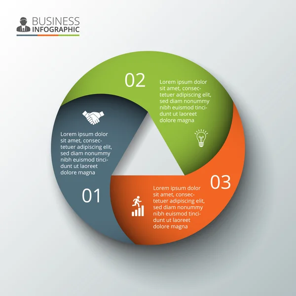 Vektorkreis-Element für Infografik. — Stockvektor