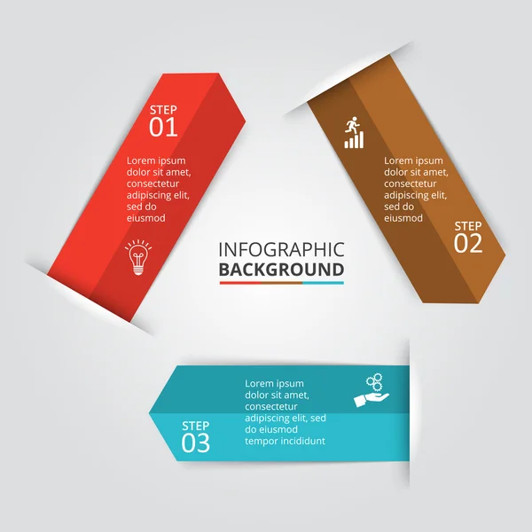 Element cerc vectorial pentru infografic . — Vector de stoc