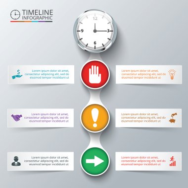 Infographic için vektör öğeleri.