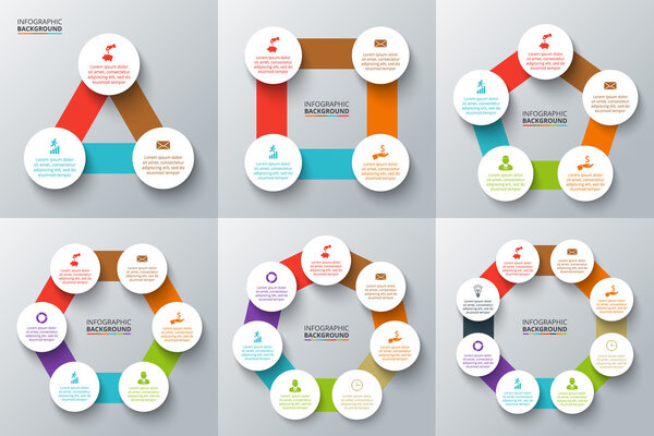 Vector elements for infographic. 