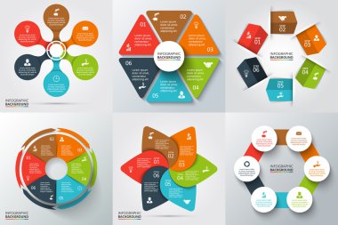 Infographic için vektör öğeleri.