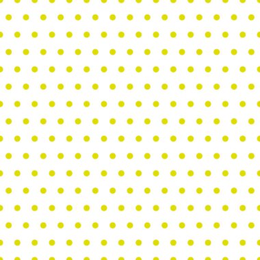 Küçük noktalardaki desen. Beyaz arkaplanda sarı benekli döşeme vektör deseni