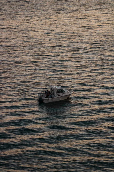 Single Boat Lost Sea — Stock Photo, Image