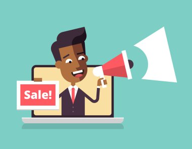 Dizüstü ekran dışında eğilerek zenci. Satılık