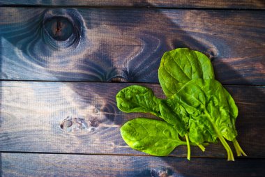 yeşil ıspanak yaprakları