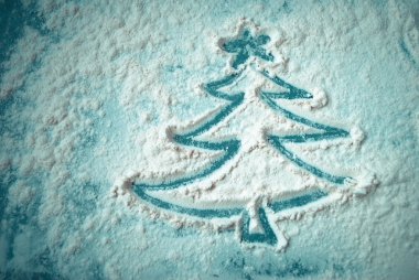 Noel ağacı resim tablo
