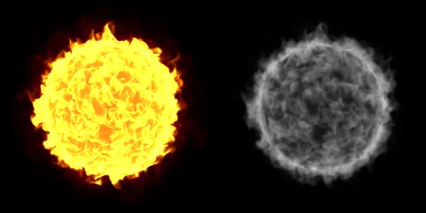 Fire Ball Sun — Stock Photo, Image