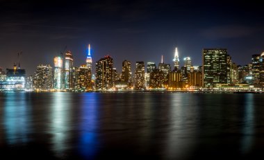 Manhattan, New York Skyline geceleri