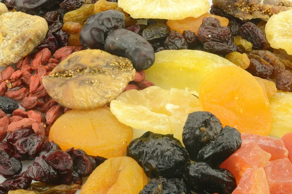Mezcla de diferentes frutas secas — Foto de Stock