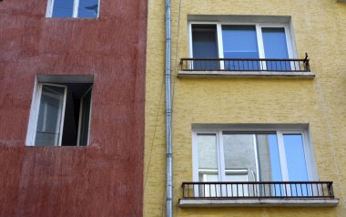 Renkli windows ve detay üzerinde july7, 2016 şirketten Sofya Bulgaristan